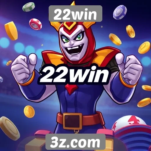 Opcões de jogos disponíveis no site 22win
