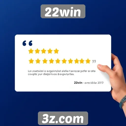 Experiência do usuário no 22win é bem avaliada